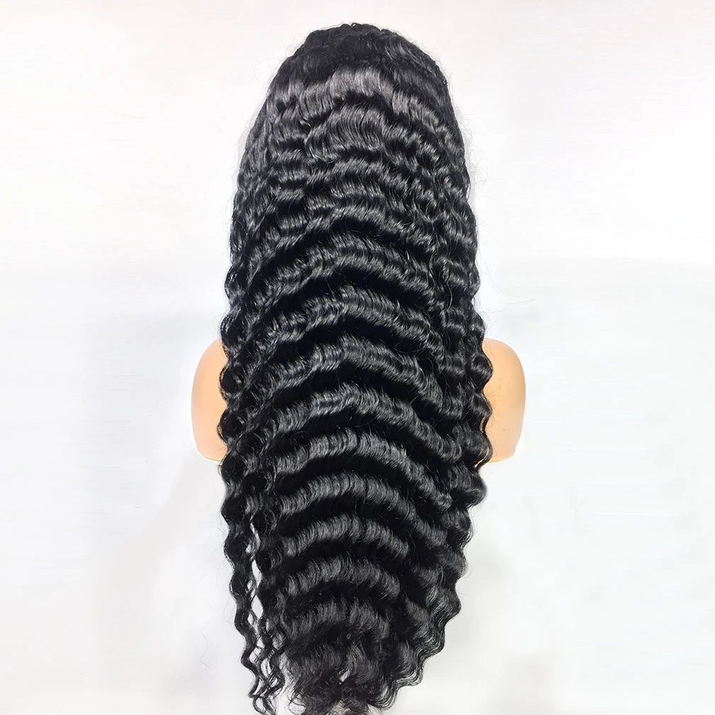 

Addictive pre plucked shed free natural virgin hair brazilian lace frontal 13x4 deep wave hd lace vietnamfor Black Women