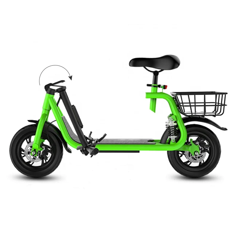 

EU Warehouse Colorful Scooter Bike 350W Motor Suspension Bike Electric scooter with seat for adults