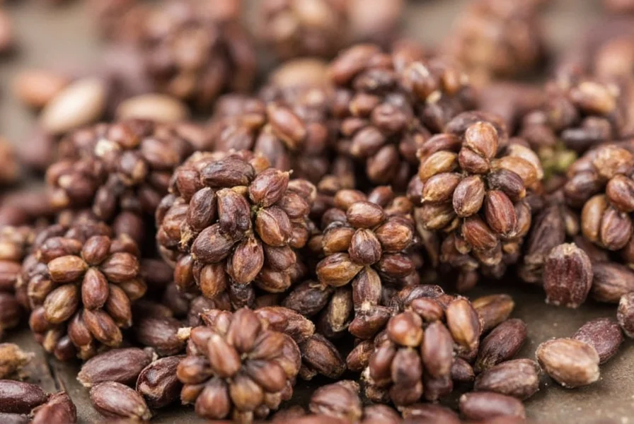 Black cumin seed oil bottle with measuring spoon