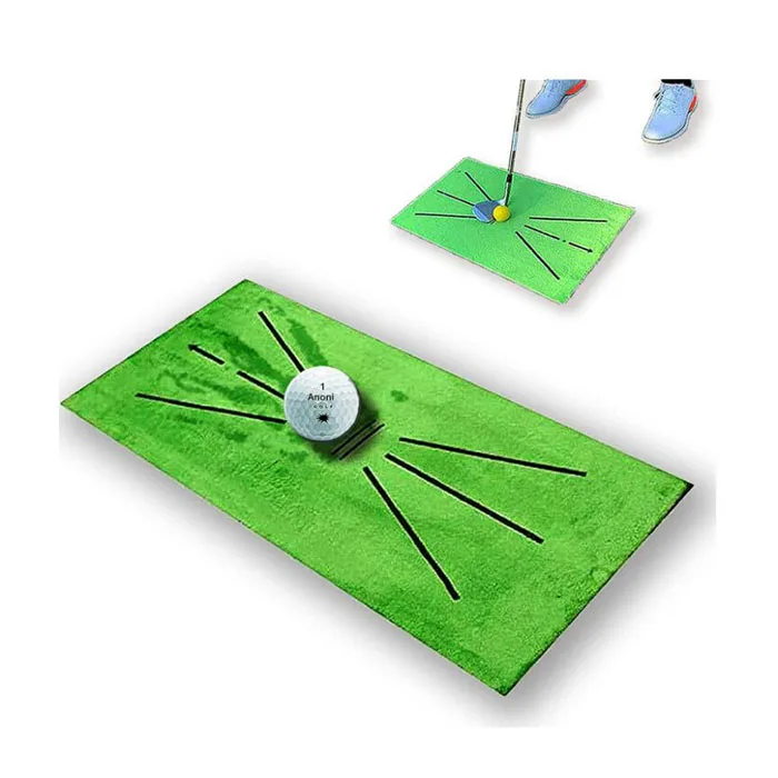 

Home Office Outdoor Mini Golf Practice Training Aid Rug Golf Training Mat For Swing Detection Batting Game, Green