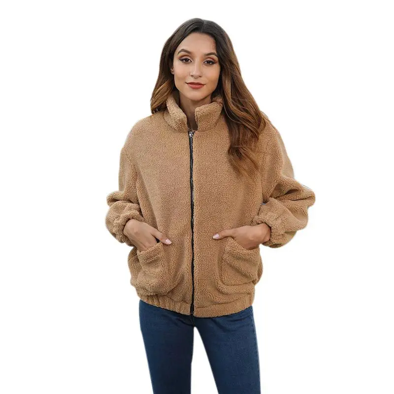 

2020 new arrivals Factory wholesale fashion trending high street faux fur women short jacket