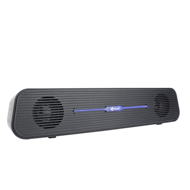 

Kisonli portable smart 2.0 usb led computer speaker