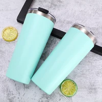 

2019 best products 24oz double wall stainless steel tumbler, blank sublimation coffee cup, coffee mug with spill proof lid