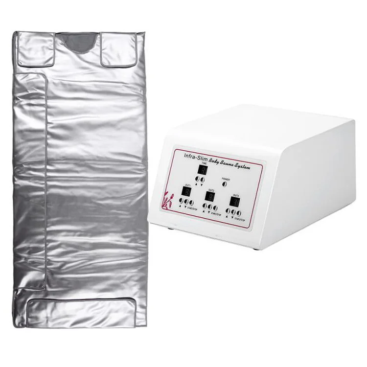 

high quality 3 zone thermal blankets infrared sauna body shaping instrument home use sauna blanket, Silver