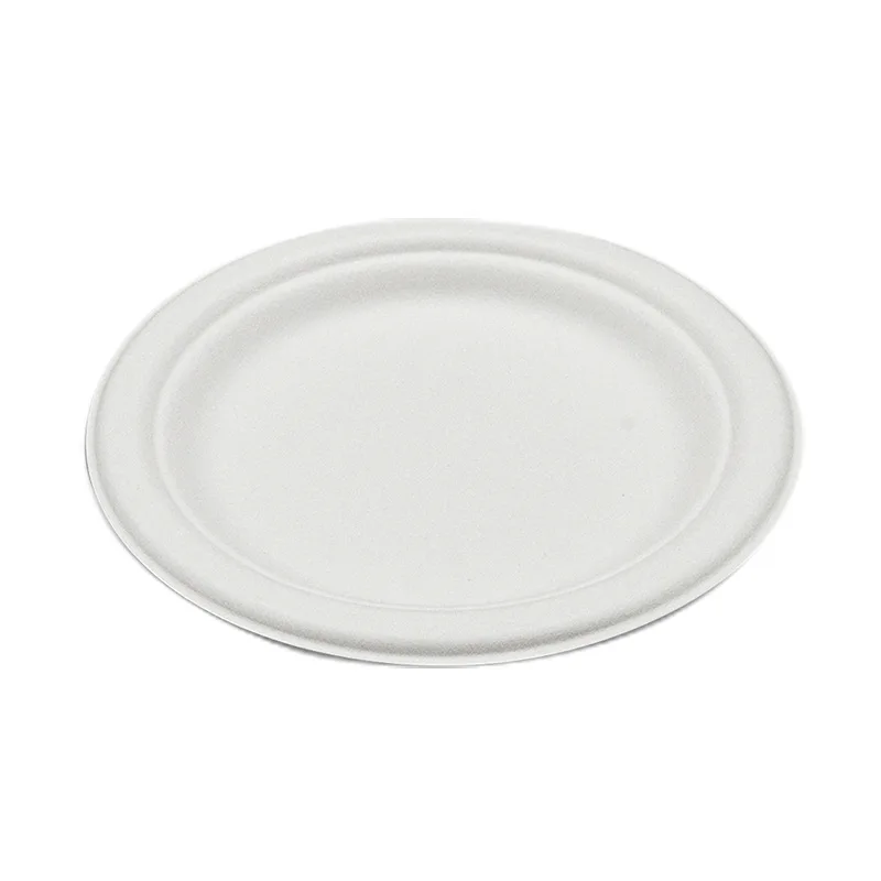 

Free Sample Sugarcane Bagasse Plates Disposable Biodegradable Sugarcane Paper Plates Bagasse 3 9 Inch Round Plate