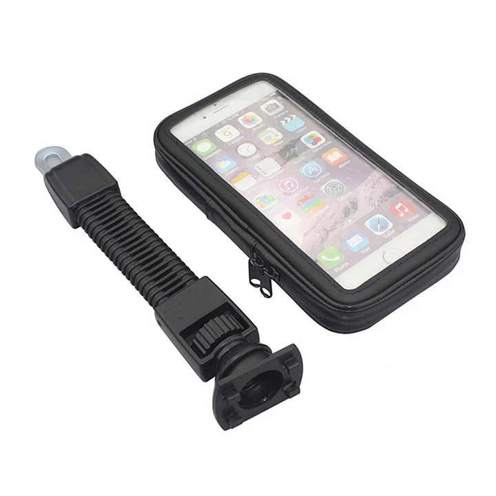 

5.5 inch Universal Motorcycle Rearview Mirror Mount Holder Waterproof Bag Phone Case