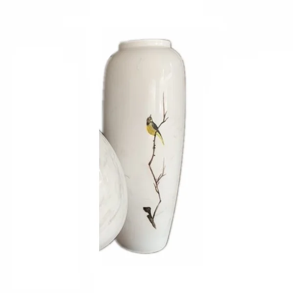 

Luxury Natural White Marble Stone Tabletop Small Flower Vase