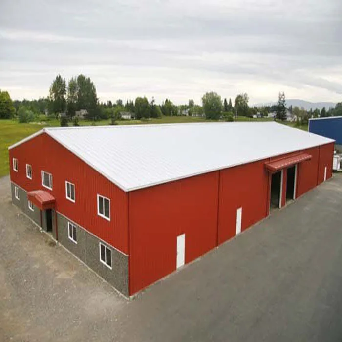
Ghana Industrial Building Light prefabricated metal barn warehouse 