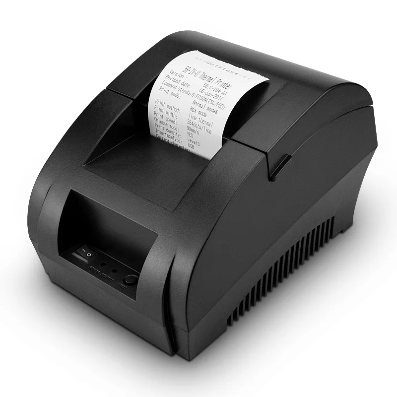 

high Quality Table Thermal Receipt Ticket Printer For Restaurant Store, Black+white