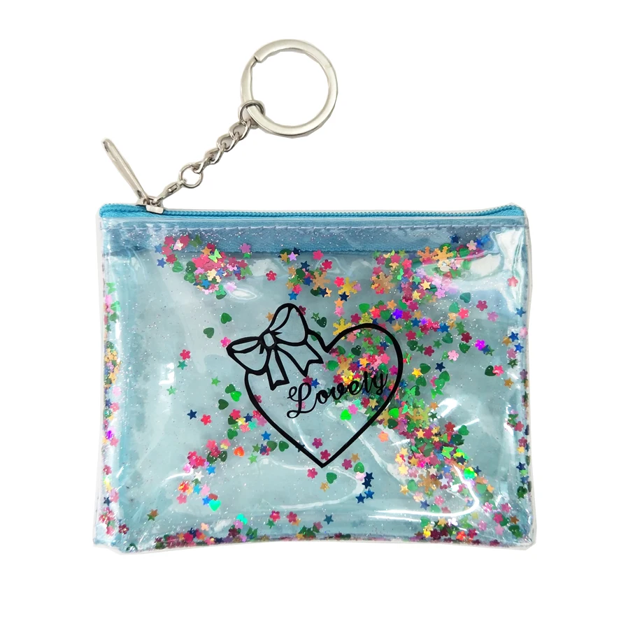 

Fashion Hot Selling Glitter PVC makeup bag Cosmetic bag Zipper Pouch, Colored