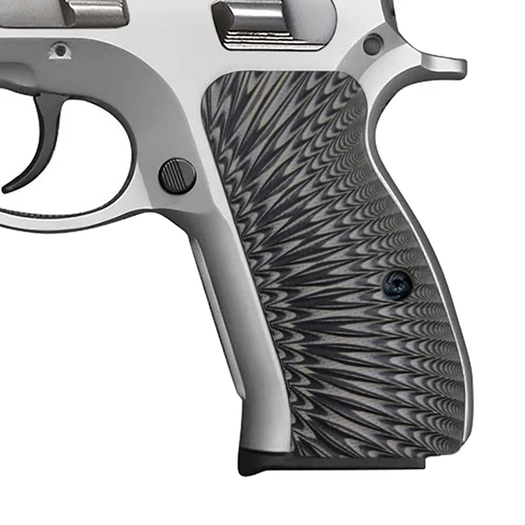 

CZ 75 85 Compact Size custom P226 G10 grips, Starburst texture