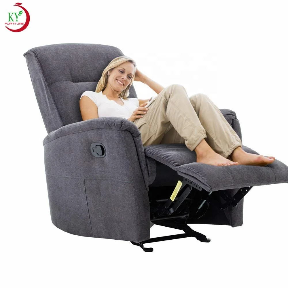 jky furniture modern fabric manual recliner single chair for living room   buy recliner chairtrend zero gravity ectronic old person 8 points massage