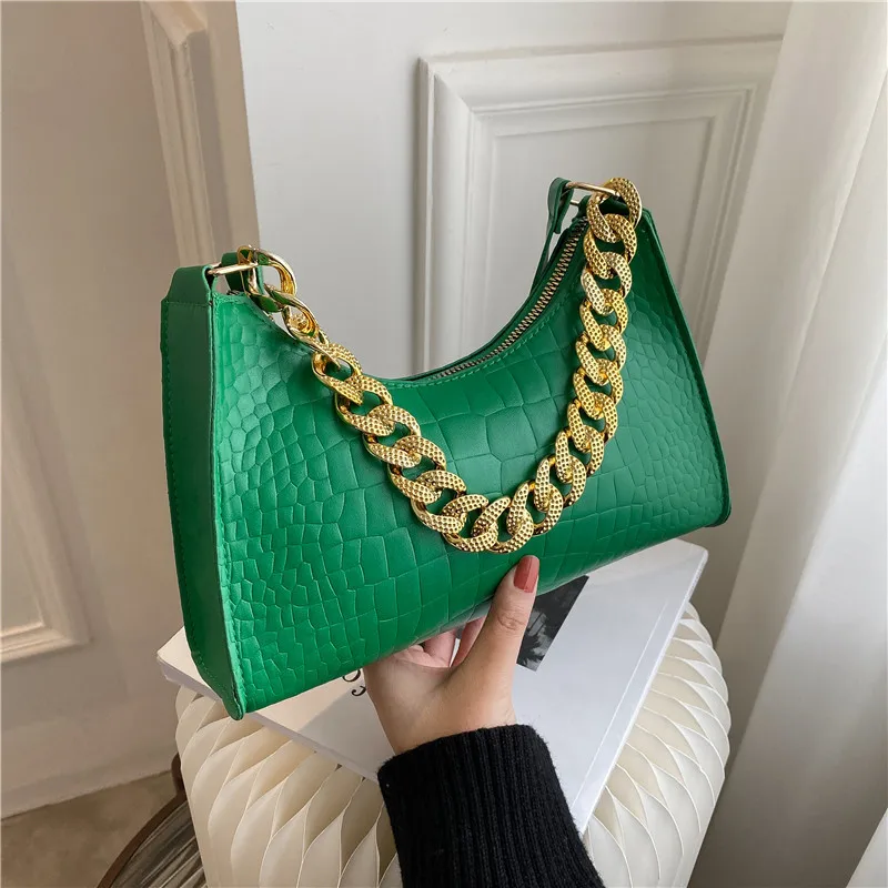 

Best Selling large capacity Shoulder Bag Handbags Women Solid Color With Chain Women's Shoulder Bags Custom Shoulder Bag, Picture