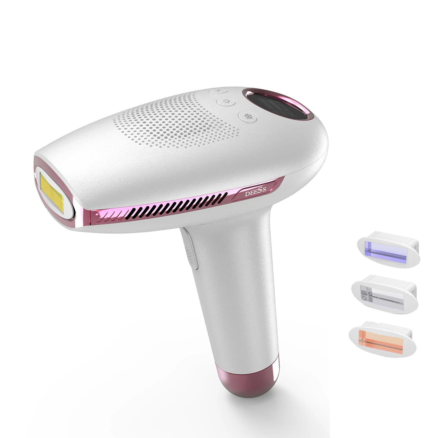 

Free shipping DEESS NEW GP591 Ice cooling ipl hair removal home use 3 in 1 device changeable lamps unlimited shots