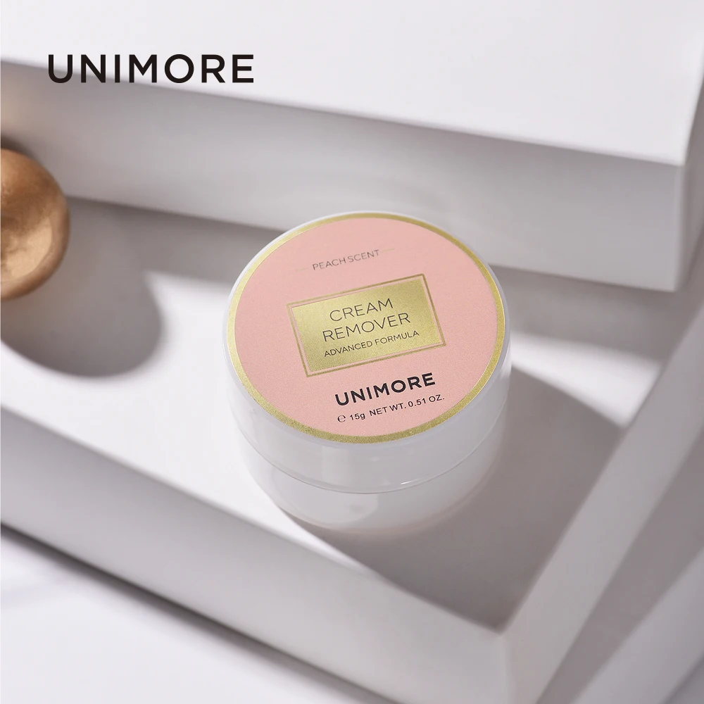 

Unimore Japan Fast Eye Removal Adhesive Cashmere Liquid Gel Glue Private Label Cream Eyelash Extension Lash Remover, Pink