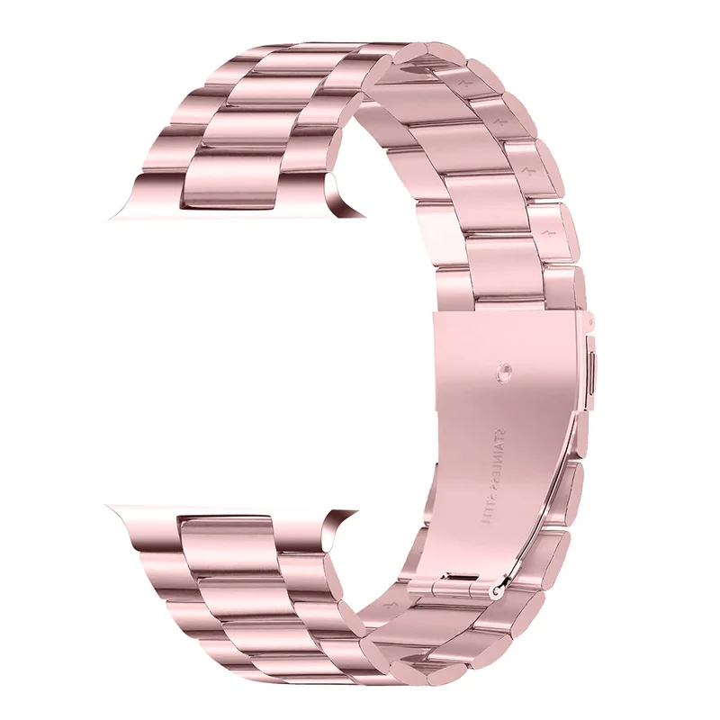 

Custom Luxury Metal Stainless Steel Smart Watch Band Strap For Apple Watch Series 6 4 5 4 38Mm 40Mm 42Mm 44Mm smart watch Strap, 8colors