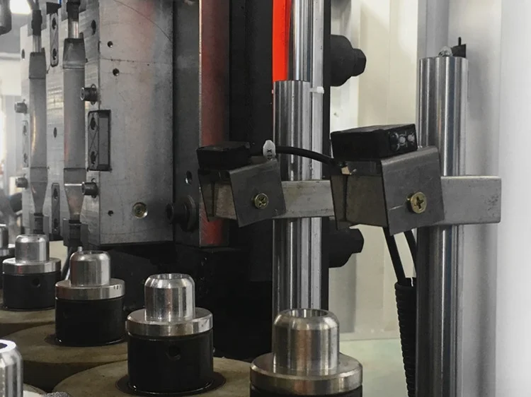 
Full automatic cosmetic mascara small pet jar bottle blow molding machine with preform auto feeding 