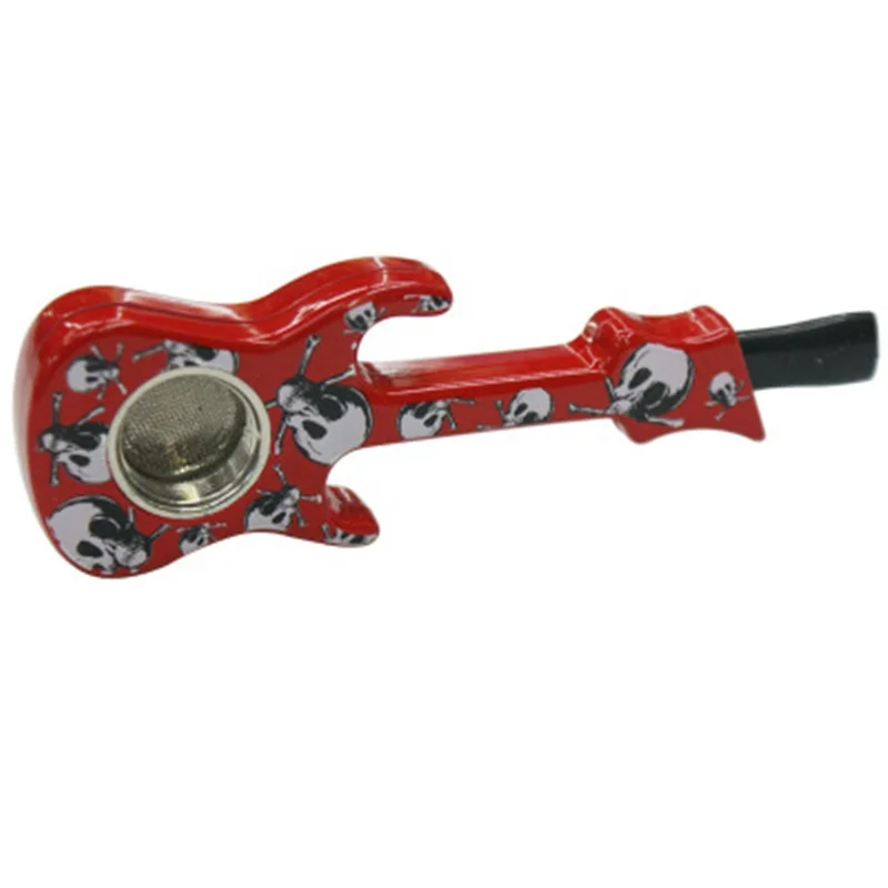 

Metal Guitar Smoking Pipe, Random