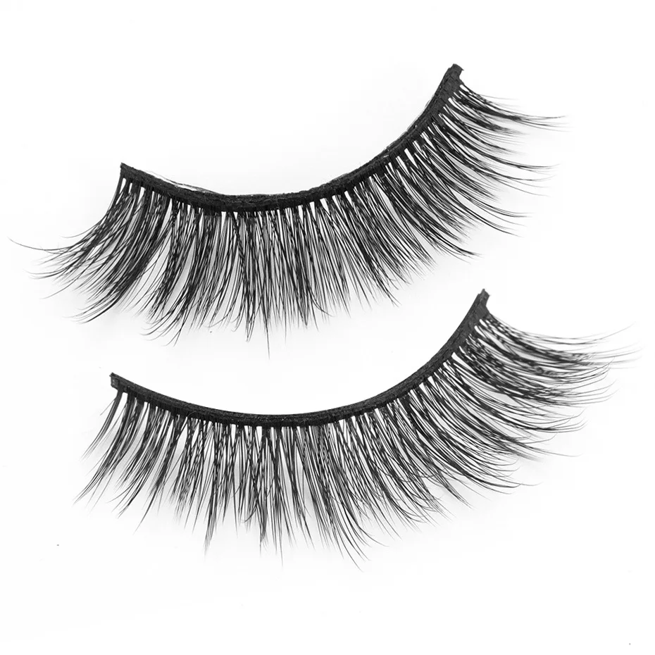 

Wholesale pure hand made private label eyelashes, 3d silk false eyelashes