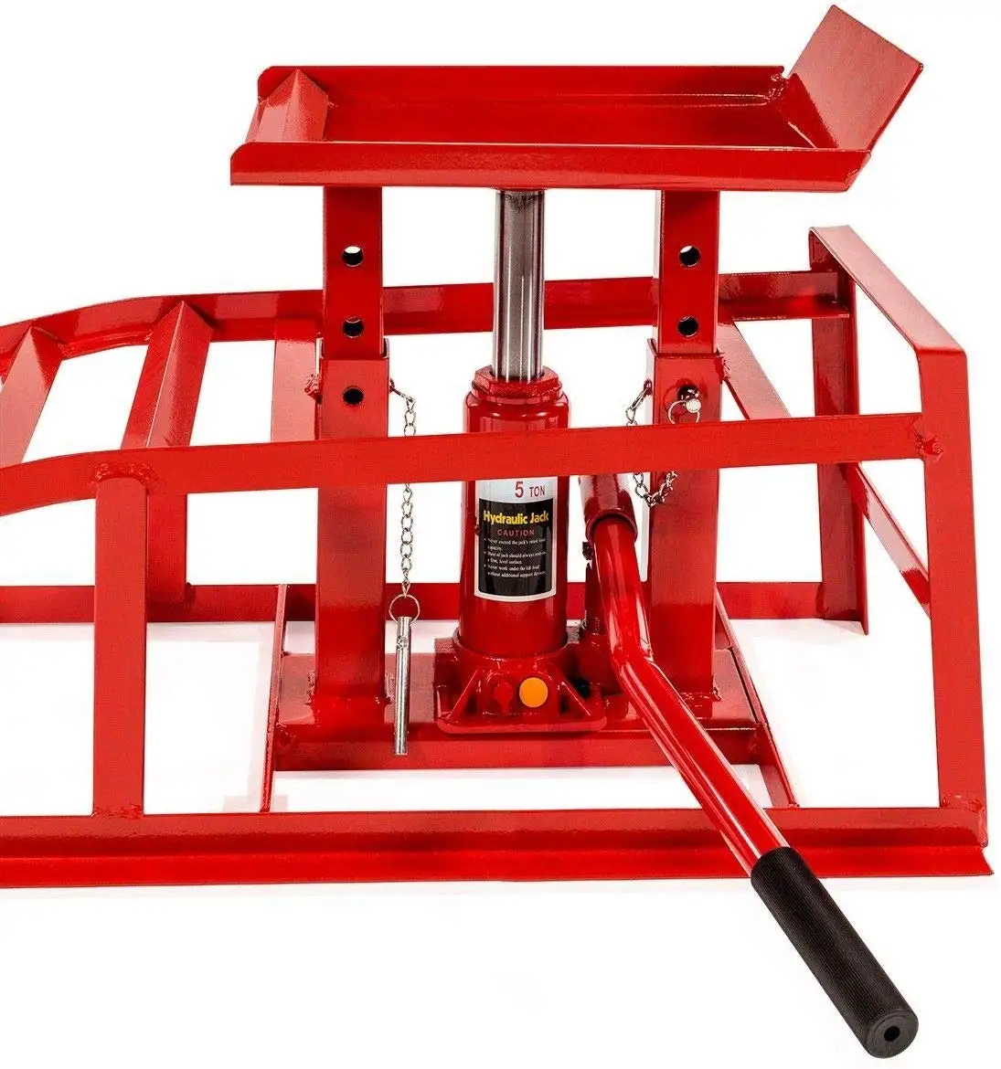 
2 T adjustable Hydraulic Lifting Jack Car Ramp 