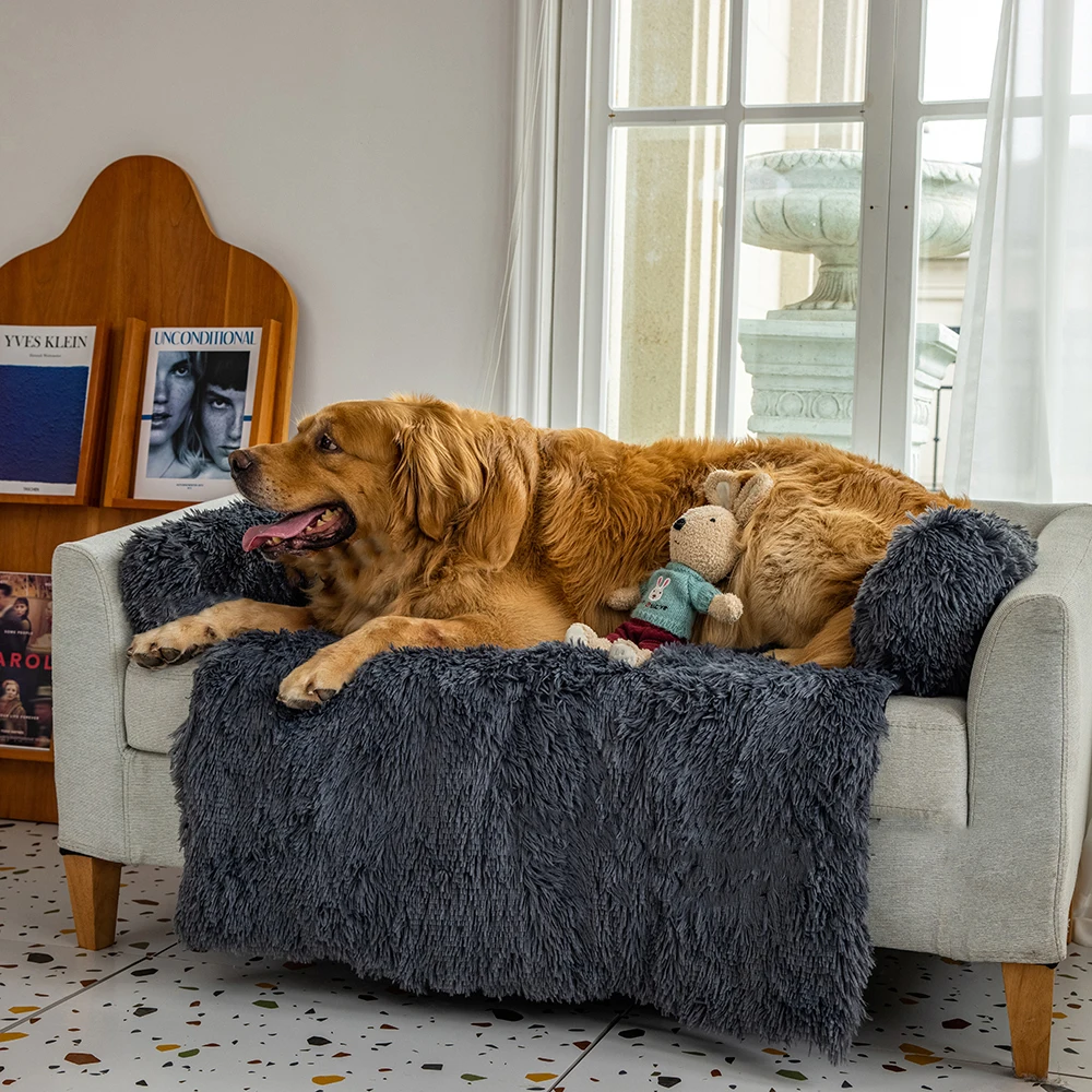 

ZMaker New Design Washable Dog Blanket for Sofa Pet Slipcover Dog Sofa Bed Blanket