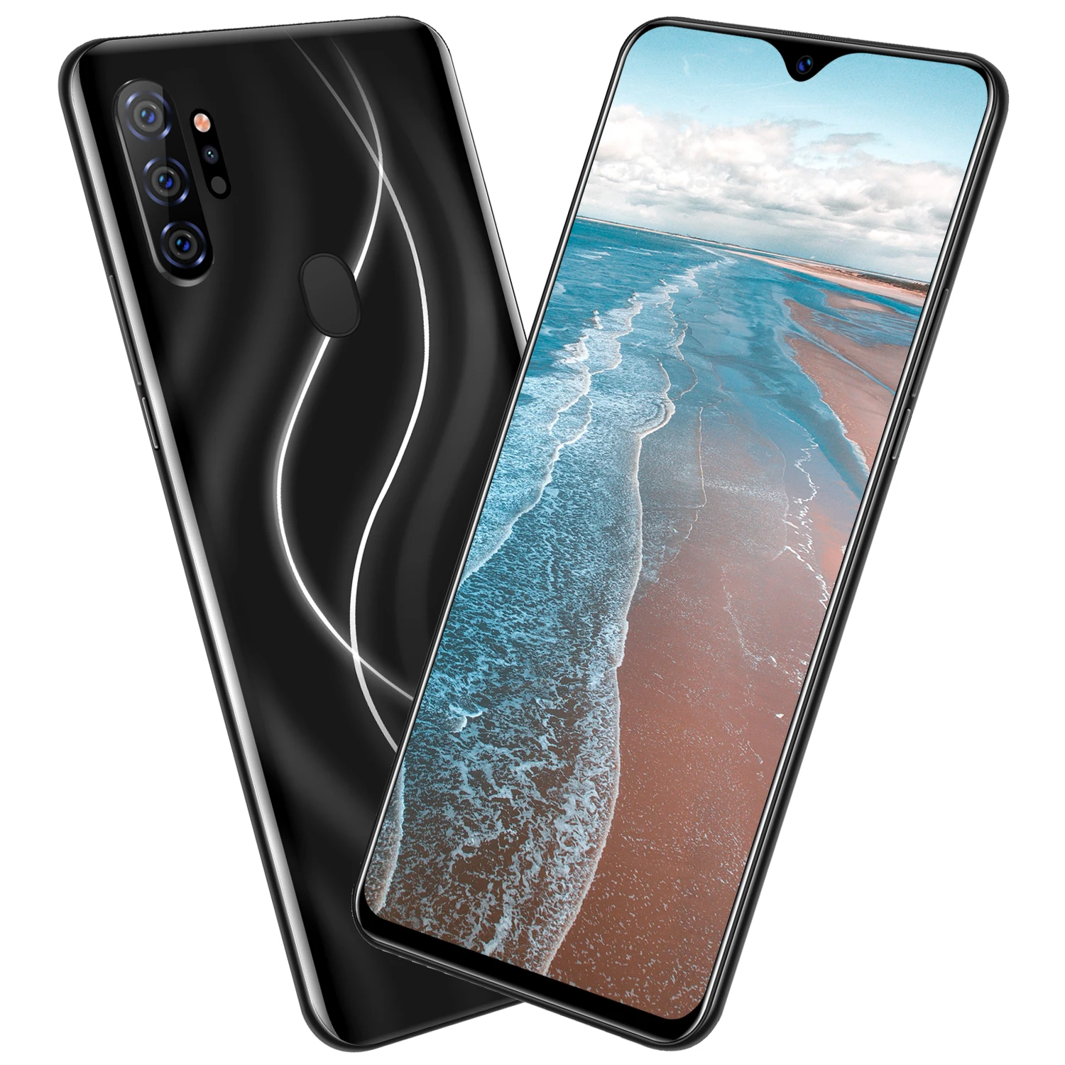 

A70pro new spot 6.7-inch full drop large screen smartphone, Black blue red