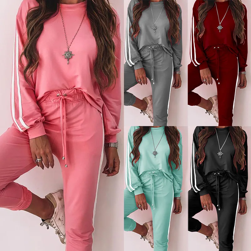 

Wholesale Fashion OEM Custom women Sweatsuit Plain Tracksuits, Picture