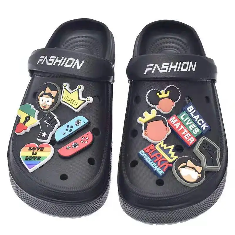 

Black Lives Matter Clog/Croc Shoe charms/Luxury Croc shoe Charms for your croc custom shoes charms for silicone bracelets, Customized