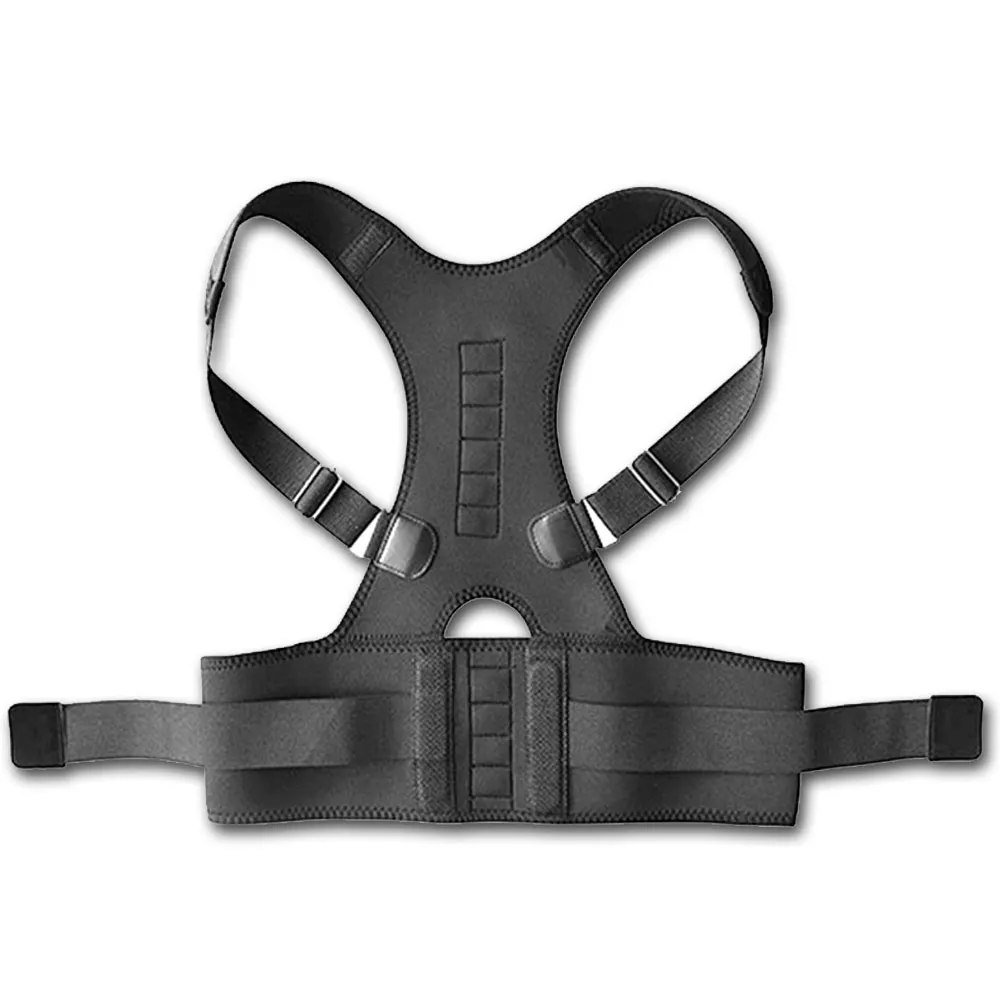 

Wholesale price magnetic therapy posture corrector back brace posture corrector spinal support for men and women, Black