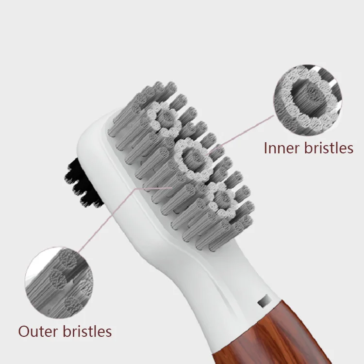 

Electric Shoe Brush IP7 Waterproof Toothbrush Grade Bristles Sonic Vibration Shoe Brush, As picture show