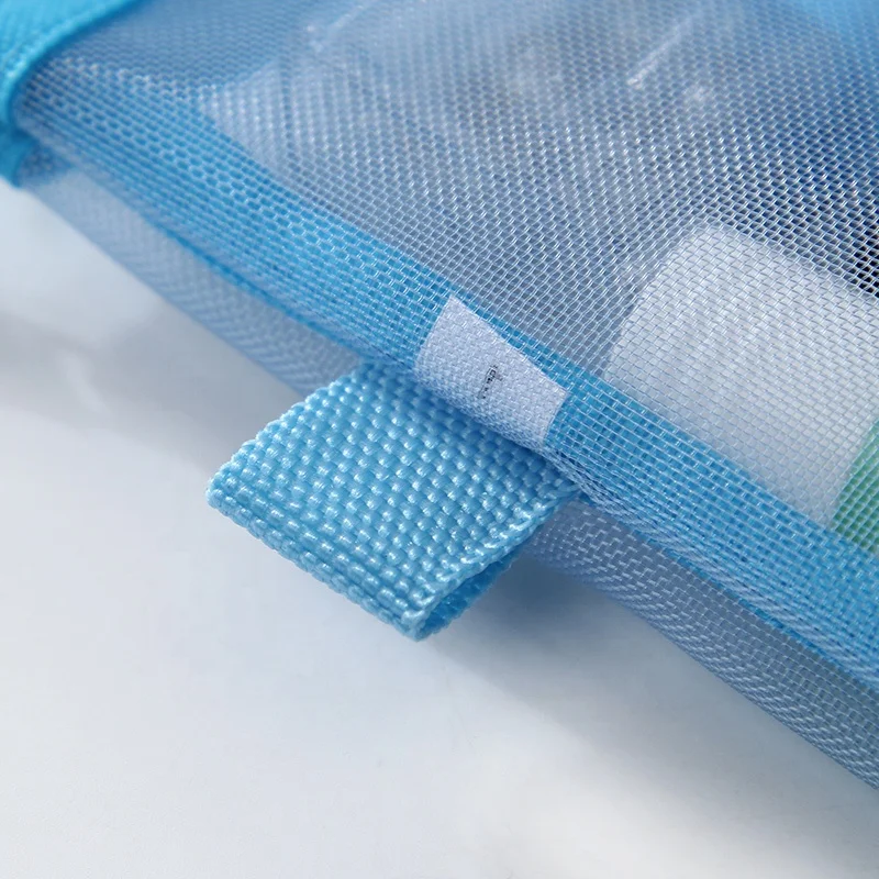 

customized eco travel small clear black zipper nylon mesh cosmetic bag makeup, Customized color