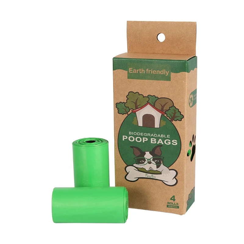 

2021 Custom Eco Friendly Durable Biodegradable Compostable Pet Waste Poop Pick Up Oh Shit Bag, Customized color;green