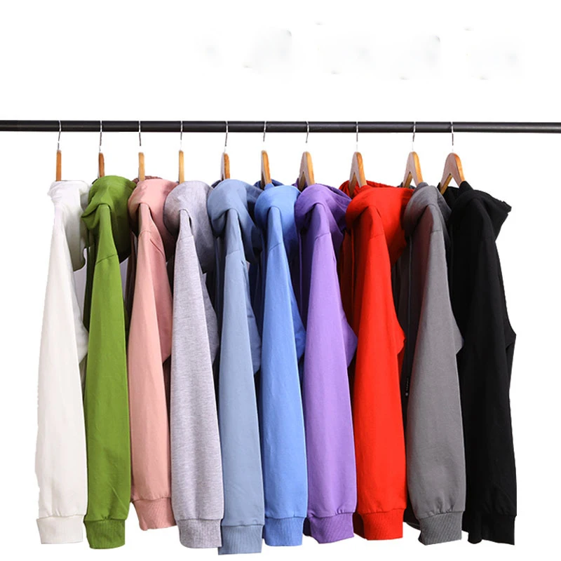 

OEM New design unisex 95% cotton hooded sweatshirt Solid color support customized hoodies