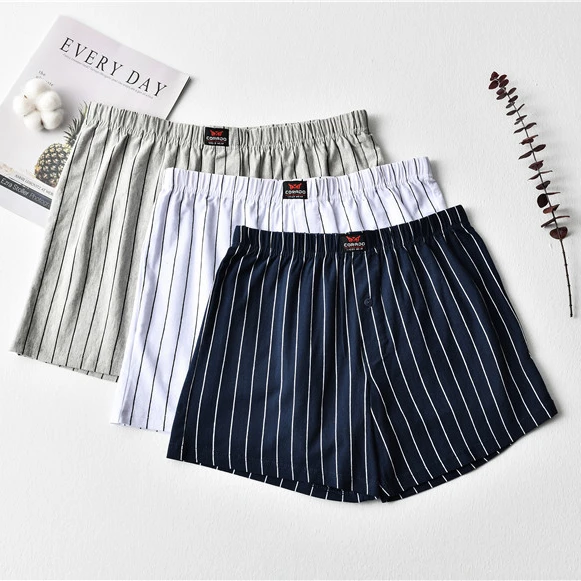 

Factory Price Newest Models Soft Cotton Underwear Men's Boxer, 3pcs