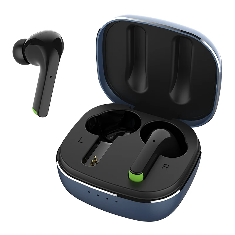

TWS Wireless bluetooths In-Ear Earphones Mini Square Tube Mini Aluminum Charging Case Twins Earbuds