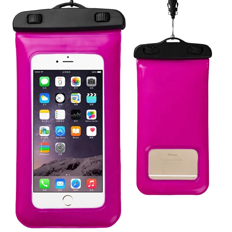 

YUANFENG IPX8 PVC outdoor waterproof mobile phone bag & case cell phone pouch, Multi colors