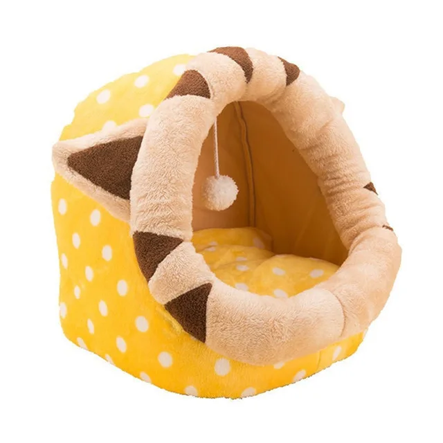 

Warm Cozy Pet Bed Kitten Cat Bed Puppy Cave Sleeping Bag Foldable Cat Beds House Dog Nest Cats Products for Pets