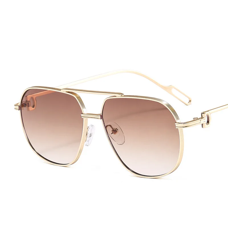 

pilot sun glasses 2020 new arrivals retro fashion shades custom designer luxury metal sunglasses women men 7120, Mix color
