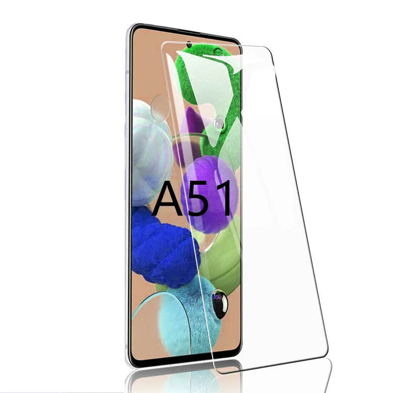 

Newest 2.5D 0.3mm Transparent Tempered Glass Clear Screen Protector for Samsung Galaxy A51