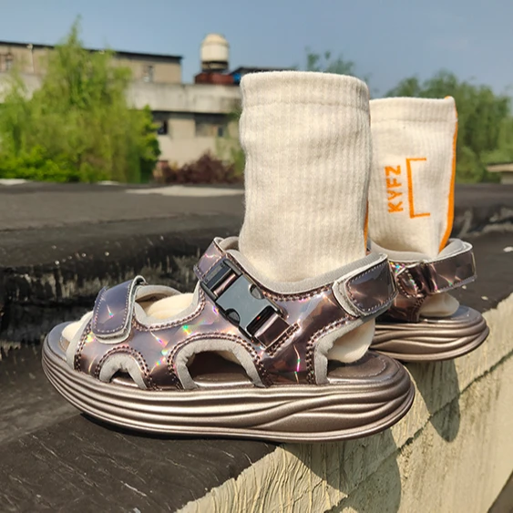 

Beach sandal simple soft sole boy sandal