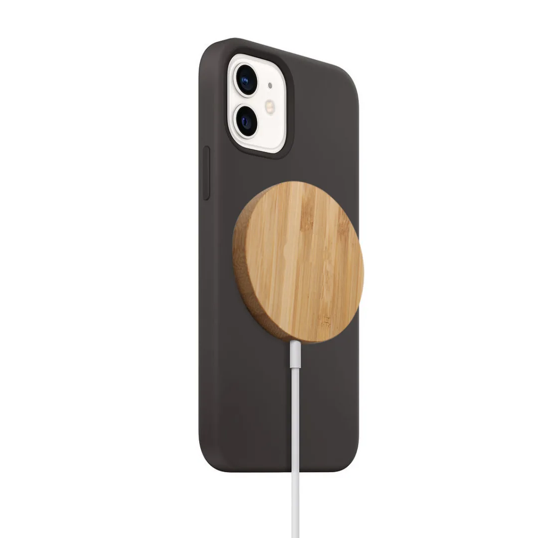 

2022 Trendy Product QI Fast Wireless Charger Customize Logo 10w 15w Magnet Wooden Charger For Mobile Phone, Wood