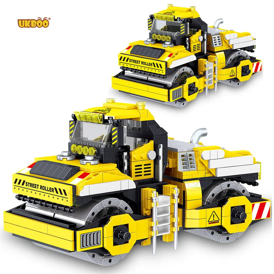 

744PCS Engineering Roller Technic Engineering Roller City Engineering Construction Toys Building Blocks Bricks Assembly Toy