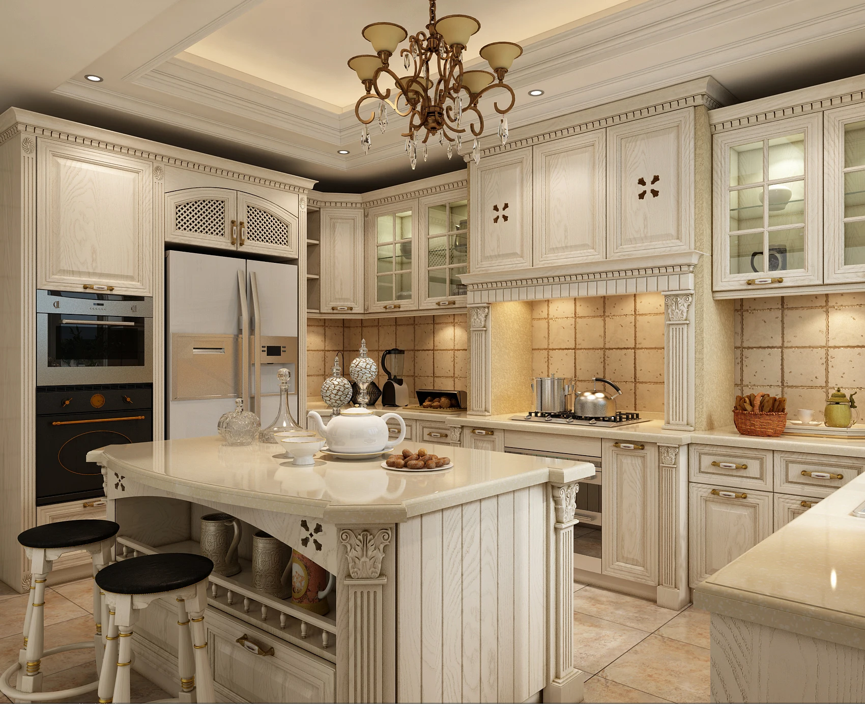 Y&r Furniture Best american classics kitchen cabinets Suppliers-2