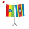 High quality printing country desk flags with logo