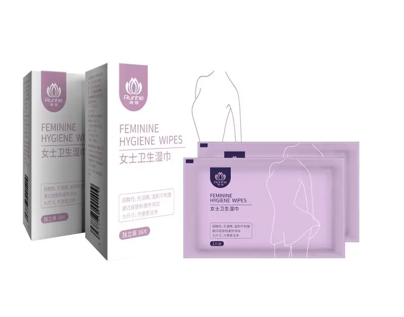 

Runhe Alcohol Free Cleaning Sanitary Daily Use Adult Wet Tissue