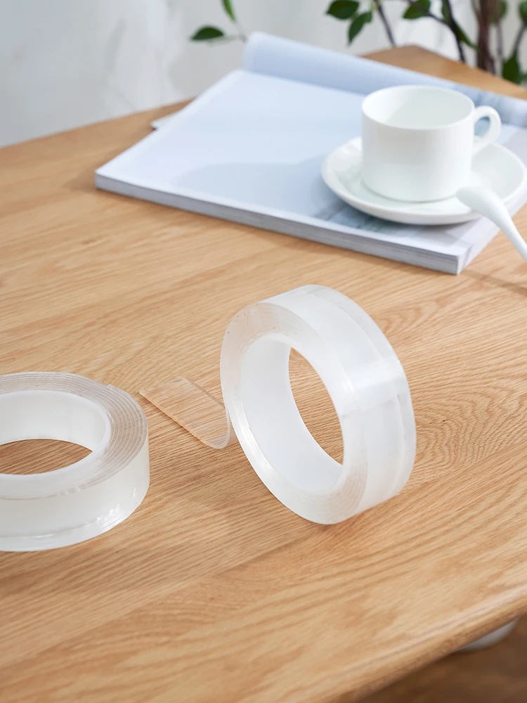 2023 Upgraded Nano Tape Silicone 2mm Removable Die Cut Double Side Tape Nano Tape Reusable