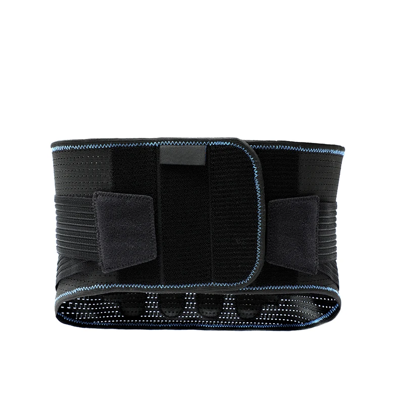 

Stabilizing Waist Lower Back Support Belt Dual Adjustable Shoulder Straps Breathable Mesh Patchwork, Grey