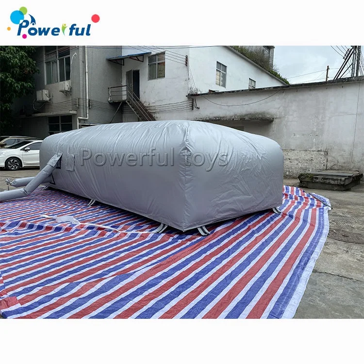 freestyle sport inflatable  ski jump air bag/ skateboard snowboard bike jumping airbag with factory price