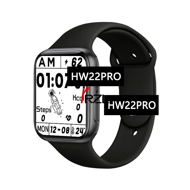 

2021 series6 sport reloj inteligente pink 44mm hw22pro smartwatch bracelet iwo 13 band seri serie 6 smart watch hw22 pro, Colorful