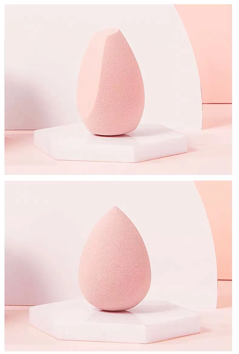 Teardrop Shaped Foundation Applicator Sponge Cleaning Cosmetic Puff